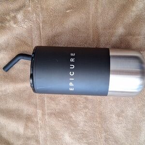 Epicure Mug with Reusable Straw NWT